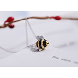 Sterling Silver Bee Necklace